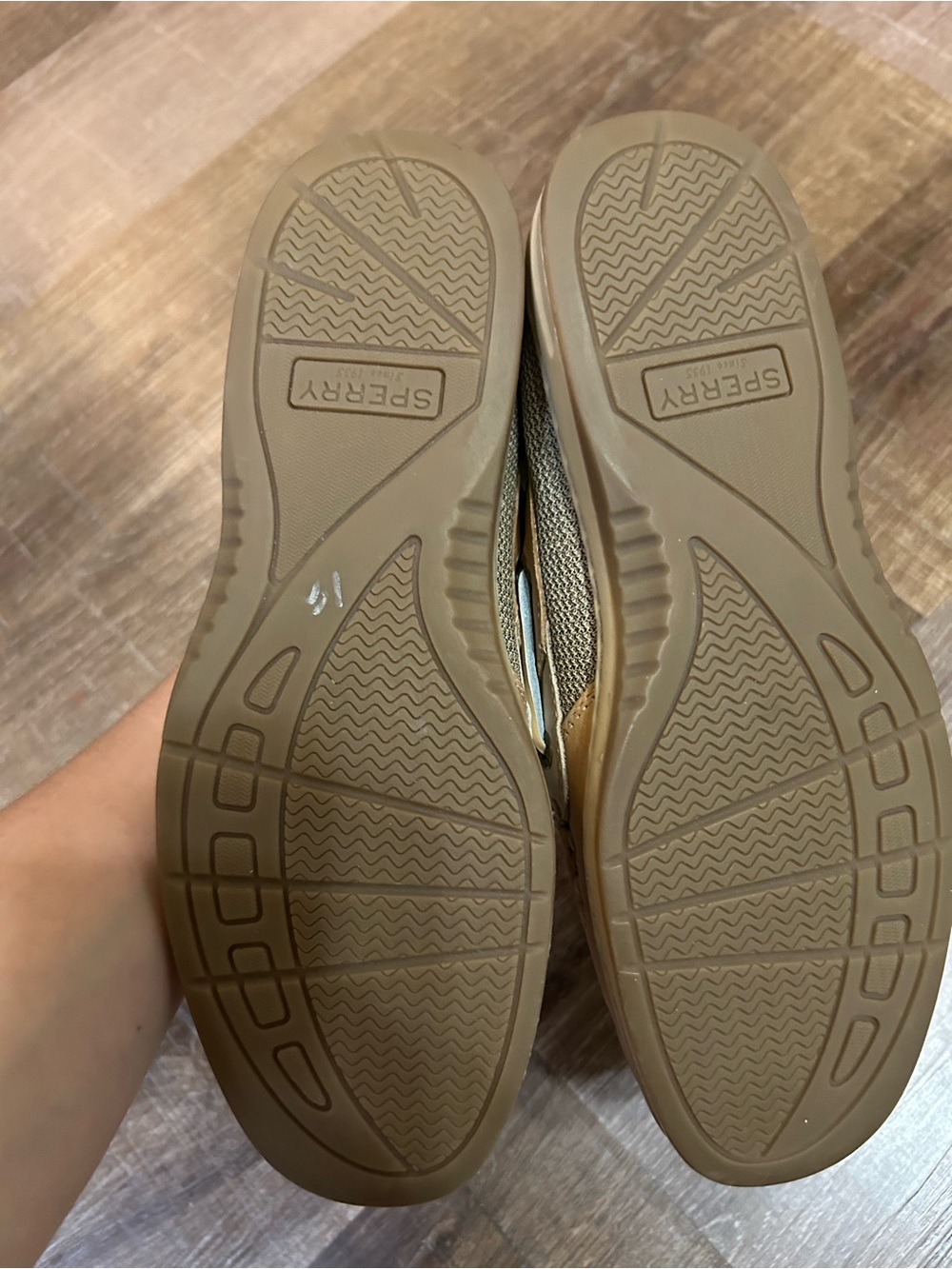Sperry Women Light Brown Leather Shoes - Picture 2 of 5